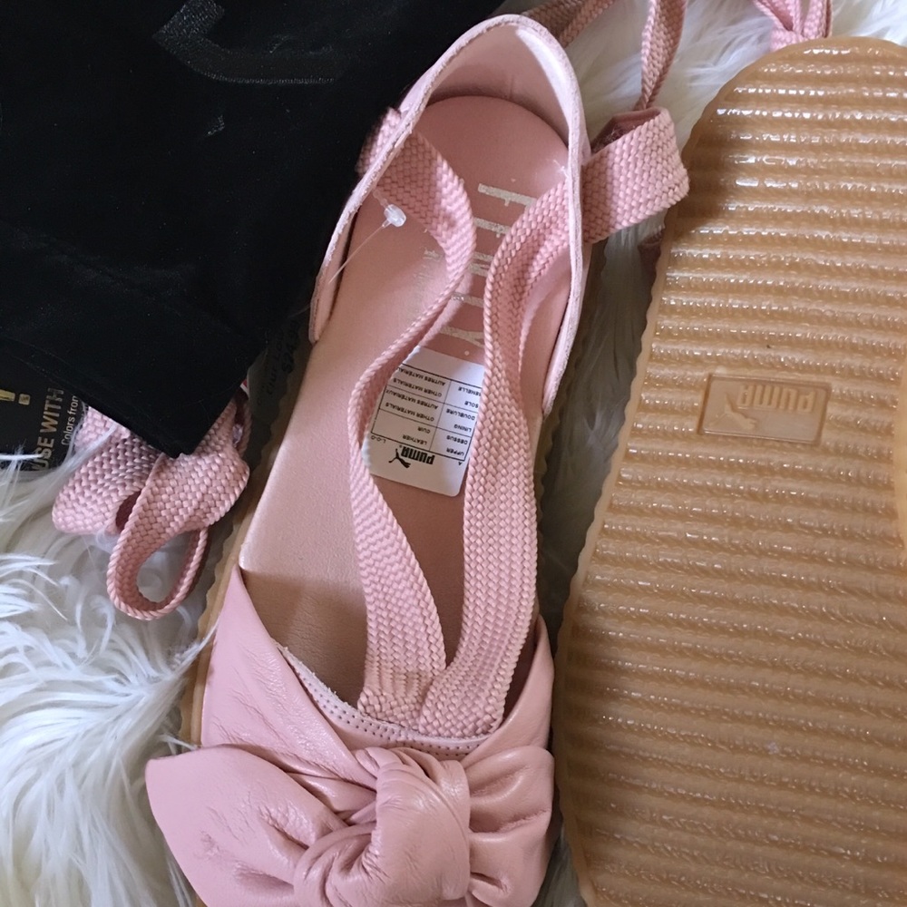 SOLD!!!! Fenty by Rihanna Lace Up Bow Creepers - Picture 5 of 8